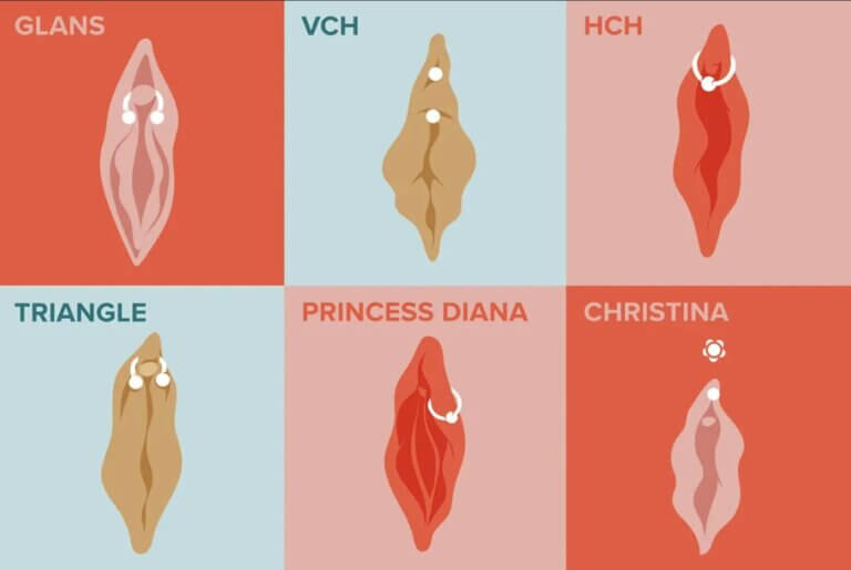 عکس پیرسینگ بیکینی